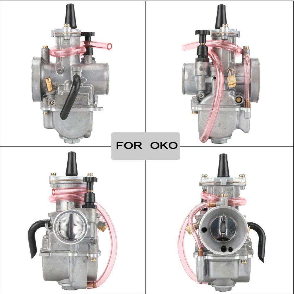 PWK 21 24 26 28 30 32 34mm With Power Jet Carburetor For OKO 2T 4T Motorcycle Carb For Dirt Bike Pit Bike Scooter ATV Quad UTV