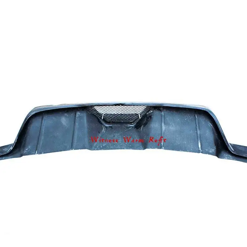 Picture 5: Rear Bumper Diffuser Lip Spoiler for Ford Mustang 2015 2016 2017 Carbon Fiber Frp Car Body Kit