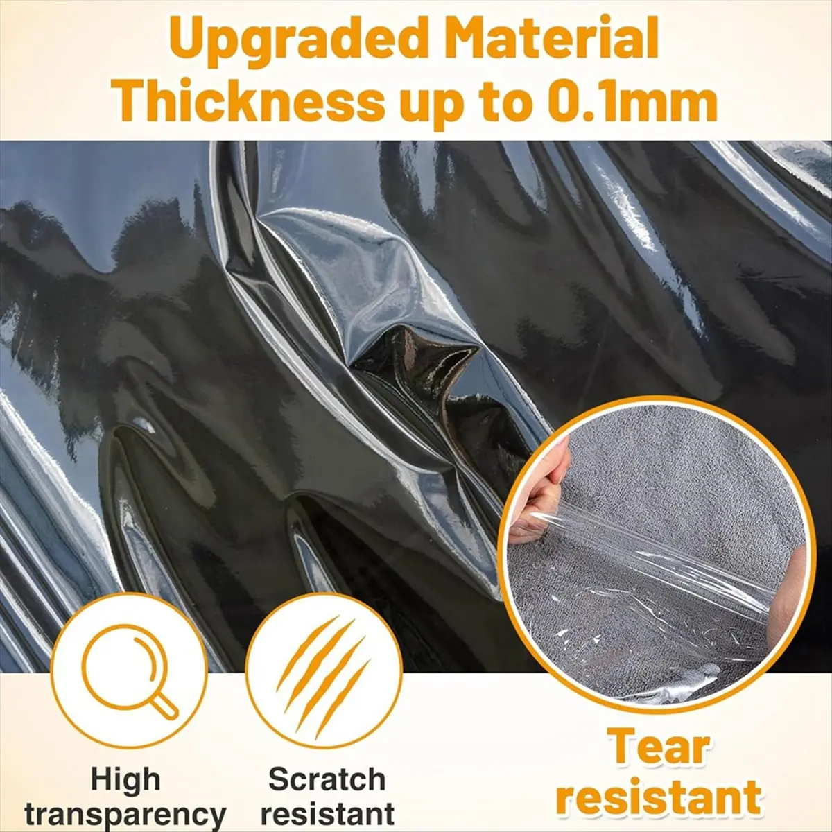 

Okay 4-пакет пластиковых защитных чехлов для обеденных стульев со спинками, водонепроницаемые утолщенные чехлы на сиденья из ПВХ, съемный моющийся чехол