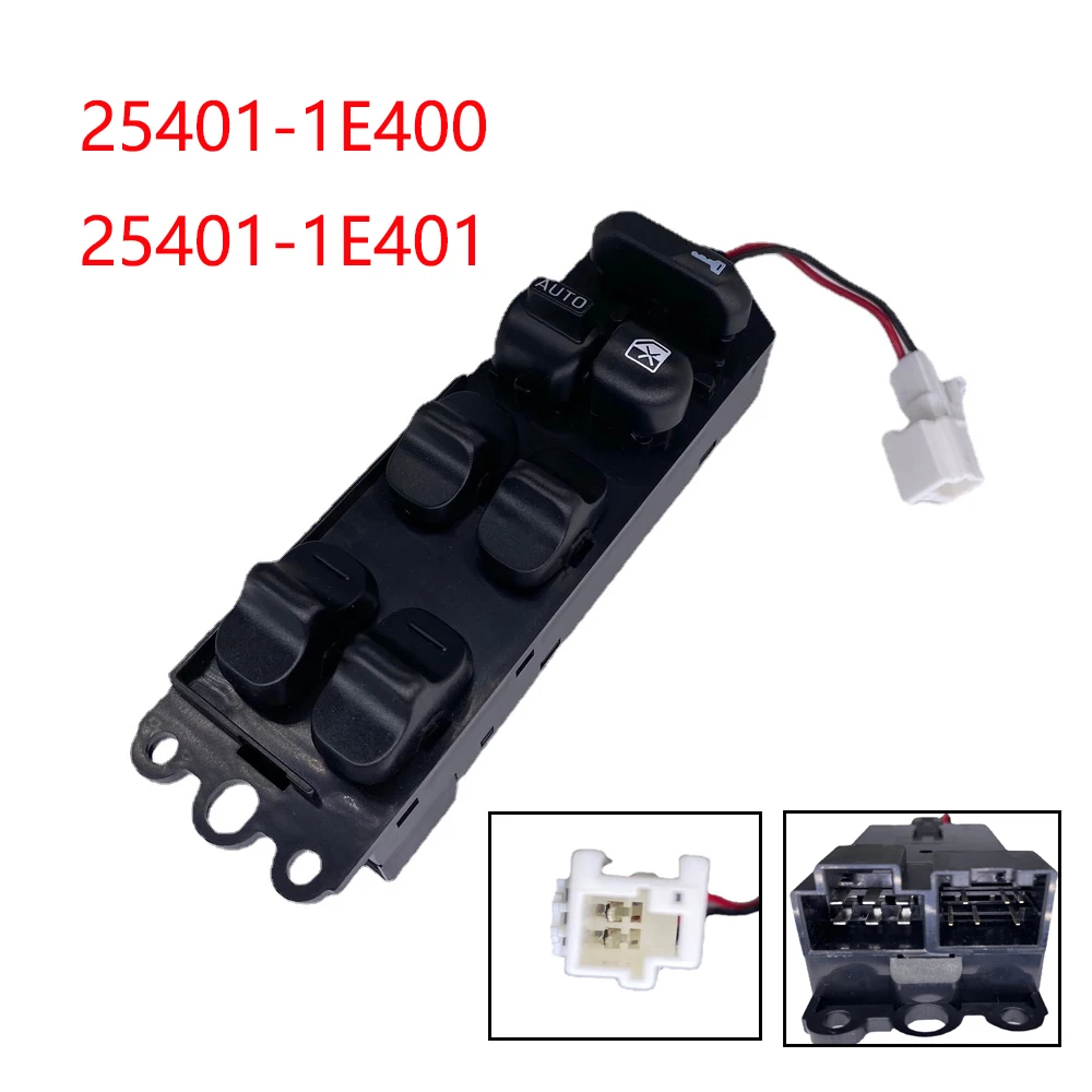 

Передняя левая кнопка включения стеклоподъемника, детали для Nissan Altima Stanza Bluebird Pulsar Sunny Sentra 25401-1E401, автомобильные аксессуары