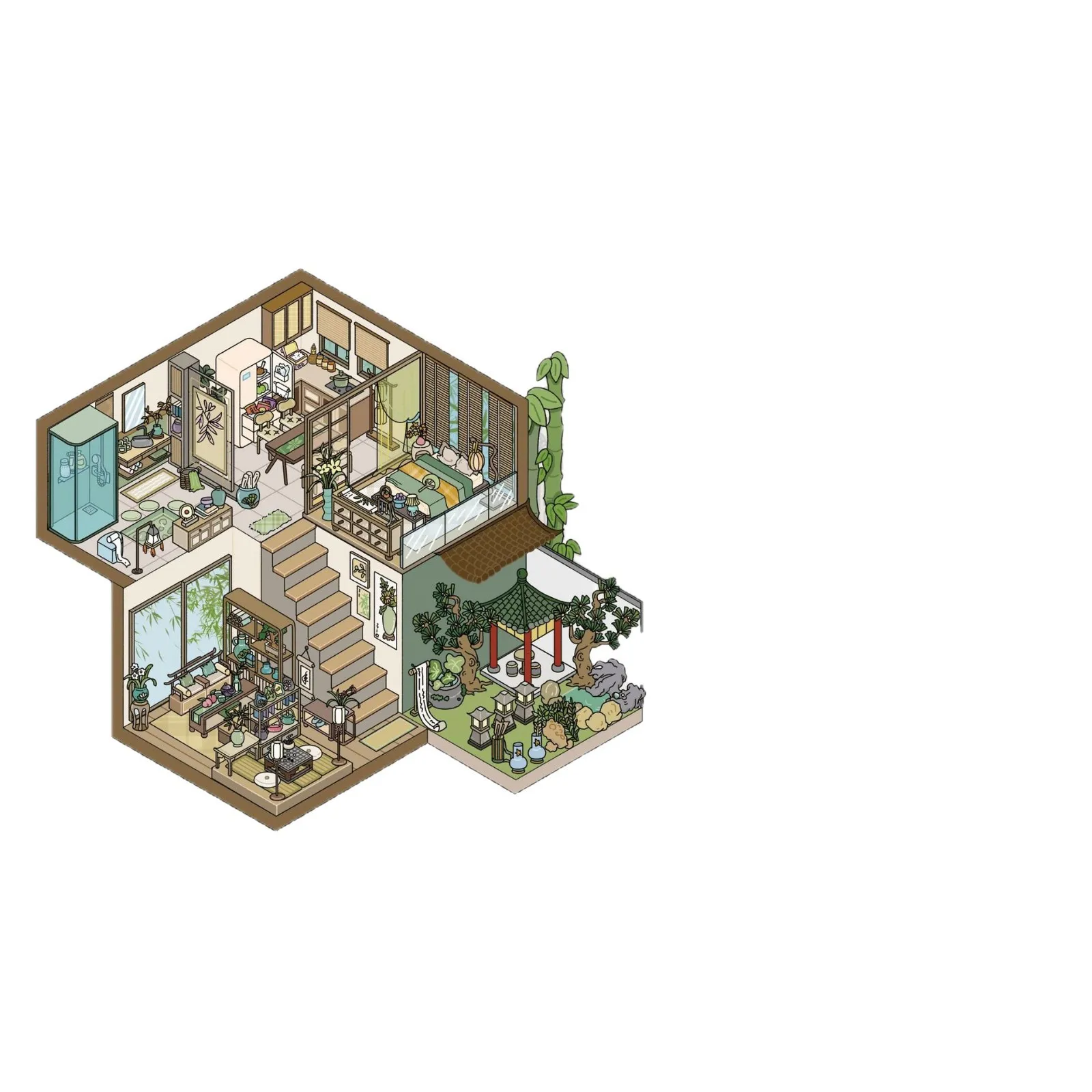 �y�Z�[�����z3D �~�j�n�E�X�X�e�b�J�[�}�C�N���V�[���X�N���b�v�u�b�L���O DIY �g�ݗ��ĕ��i�����y�[�p�[�N���t�g�~�j�`���A�h�[���n�E�X����