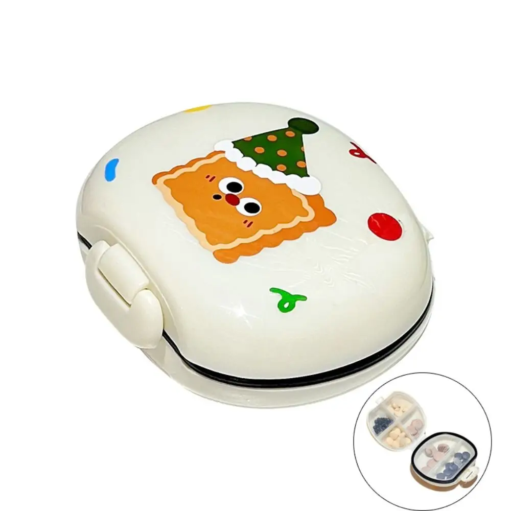 

Creative Cartoon Storage Box Moisture-proof Portable Organizer Box Dopamine with Dividers Jewelry Box Earrings and Necklaces