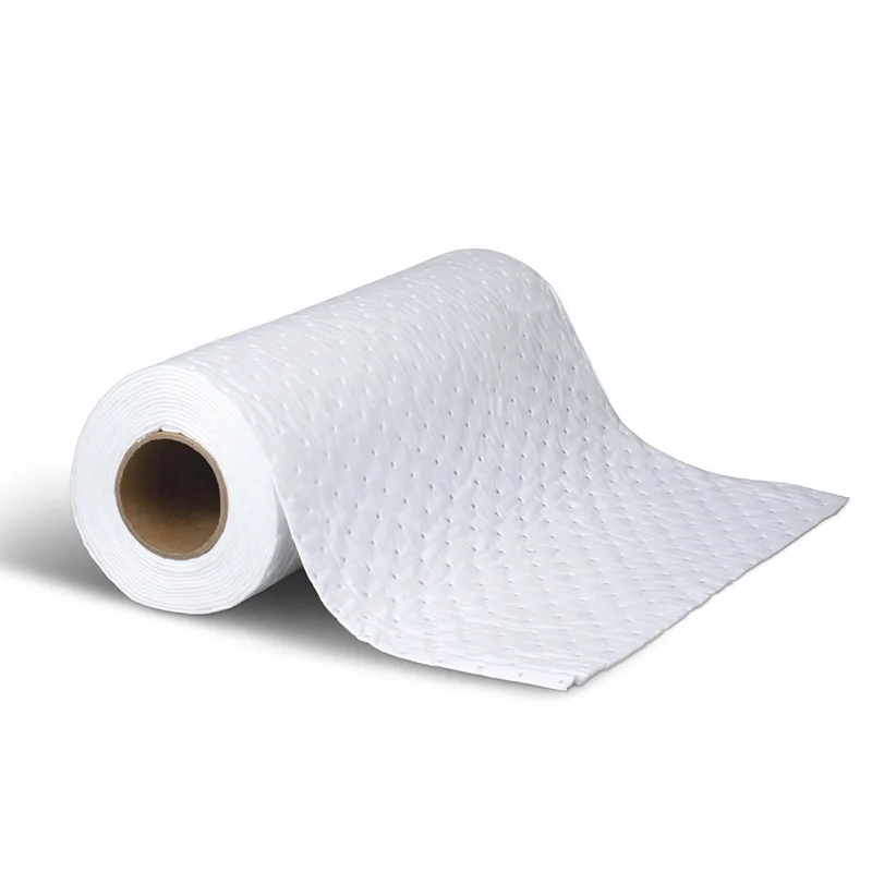 لفة حصيرة ماصة للزيت فقط من البولي بروبيلين، لفة حصيرة ماصة كيميائية، لفة سجادات ماصة عالمية