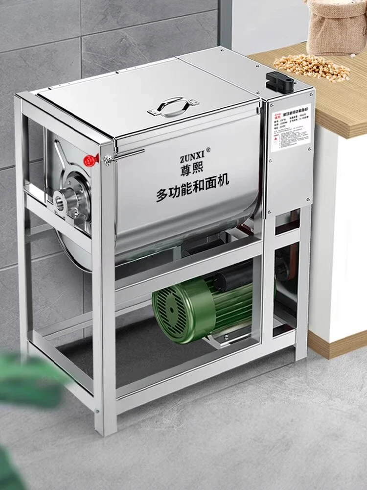 

Смесительная машина Коммерческая 5, 10, 15, 25 кг Автоматическая машина для замешивания из нержавеющей стали Новый миксер для живой муки