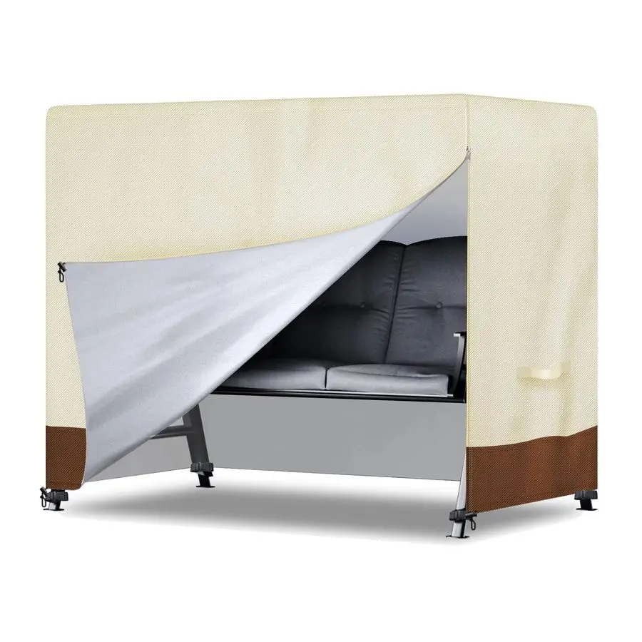 

Swing Cover, Swing Cover 3 Seater Waterproof, 87x49x 67 Inch,Porch Swing Cover for Outdoor Furniture,Durable Waterproof UV Resis
