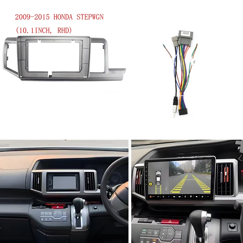

10.1 "car radio Android Stereo GPS MP5 Player Panel Frame for Honda Stepwagon 2009-2015 Android Radio Dashboard Accessories Kit