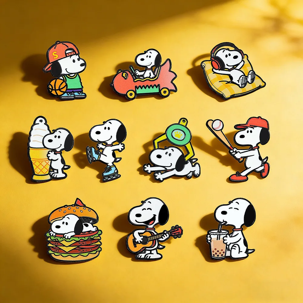 2026 Leisure and Sports Dog Cute Enamel Pin Set Cartoon Brooch Lapel Pins for Backpack Clothes Badge Cute Fans Gift