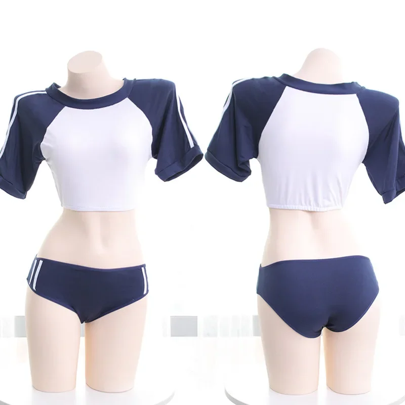 

Japanese Anime Girl Student Gymnastics Gym Outfit Cheerleader Uniform Costume School Girl Sports Sukumizu Cosplay