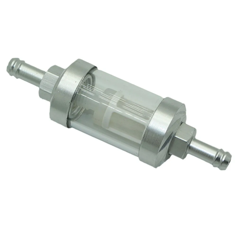 

For Motorcycles Aluminum Filter Fuel Filter Motorcycle Maintenance As Shown In The Picture Glass Shell High Universality Fitment