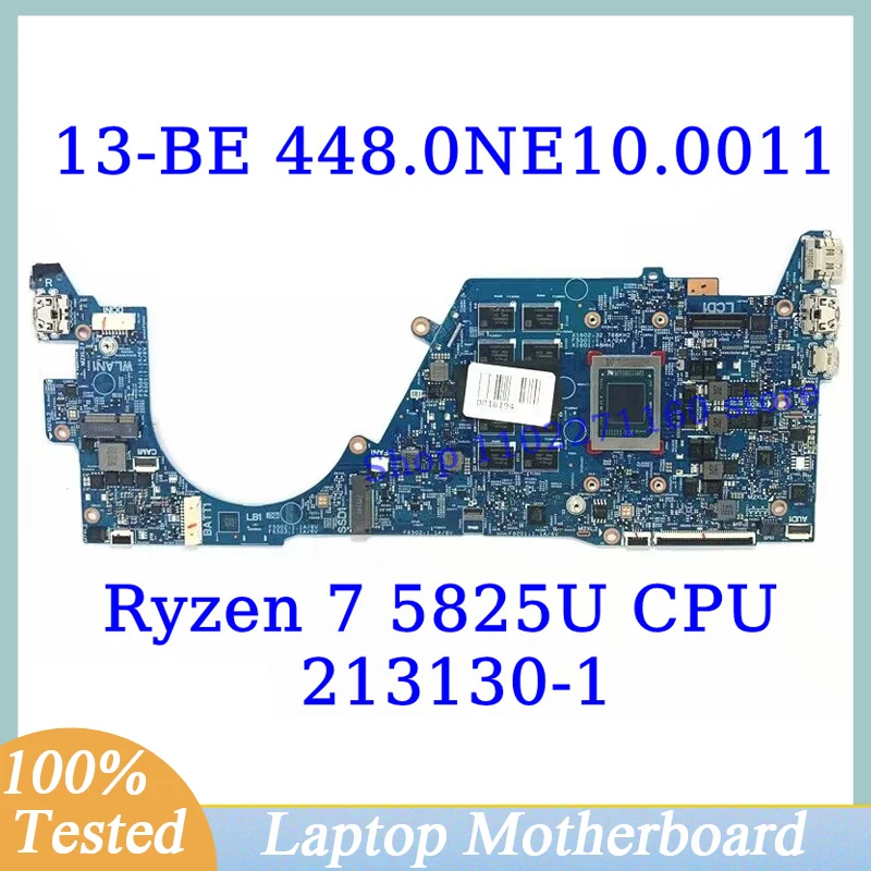 448.0NE10.0011 للوحة الرئيسية HP 13-BE W/ AMD Ryzen 7 5825U CPU 213130 -1 اللوحة الأم للكمبيوتر المحمول عالية الجودة تم اختبارها بنسبة 100% وتعمل بشكل جيد