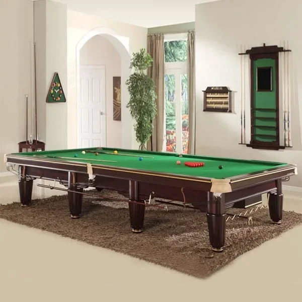 Black eight table and competition level snooker table