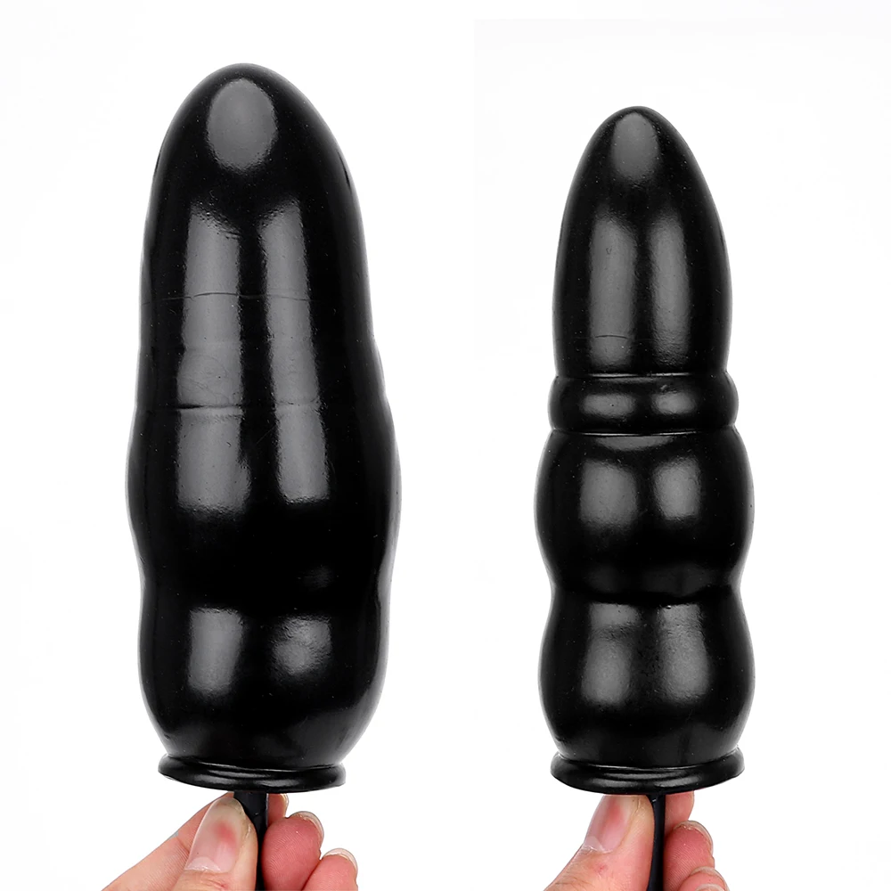 IKOKY Inflatable Anal Plug Anal Dilator With Pump Expandable Butt Plug Massager Sex Toys for Women Men Adult Products