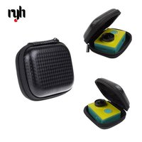 Portable Mini Box EVA Bag Case For Xiaomi Yi 4K Lite GoPro Hero 9 8 7 6 5 4 Black H9 Action Camera Case earphone headset