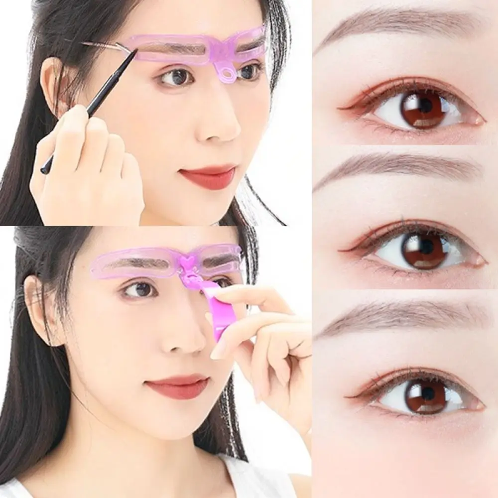 Professional Eyebrow Stencil Kit For Beginners Reusable Template Tool Symmetric Brows Shaping Beauty Cosmetic Aid