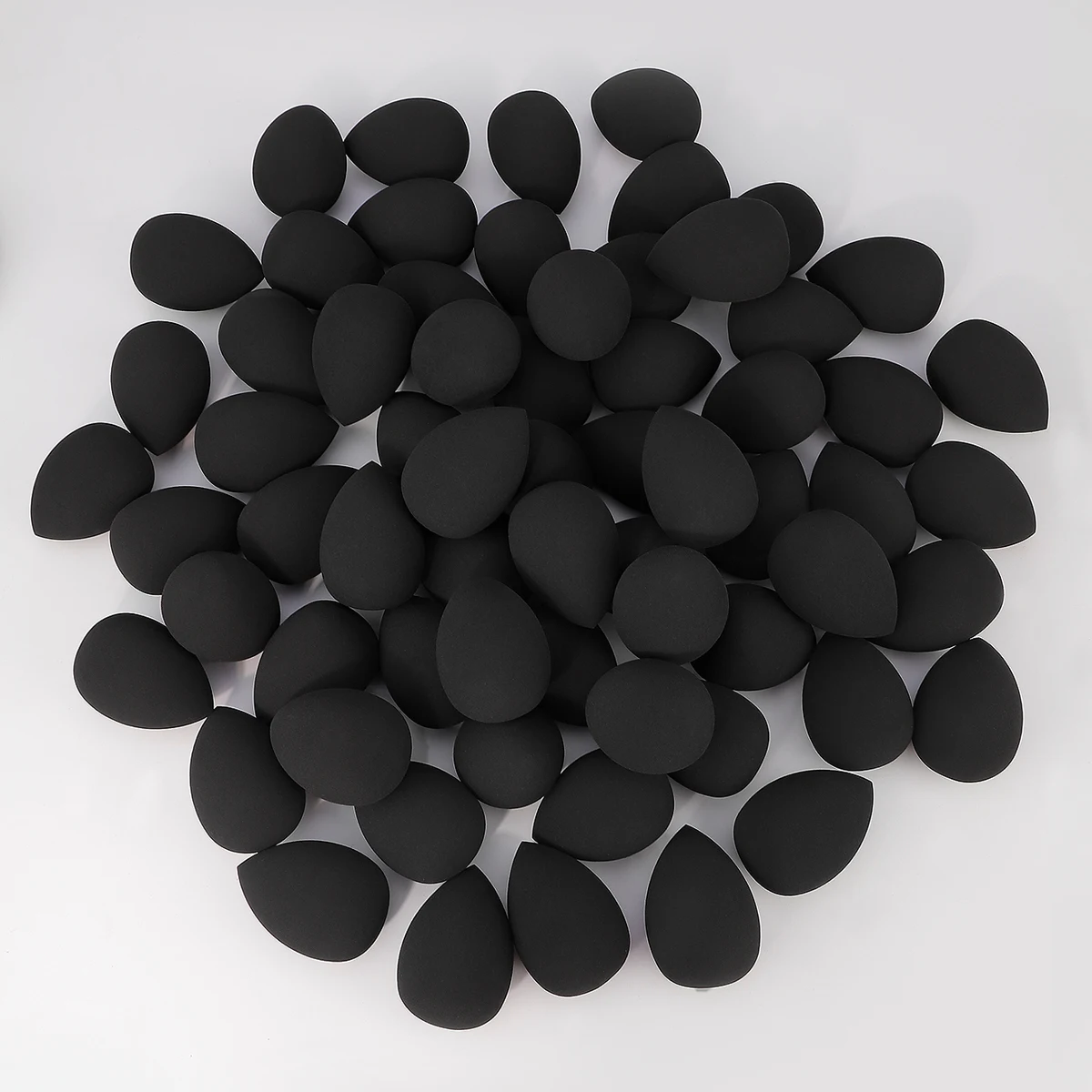 100/50/20 قطعة مسحوق الإبهام الأسود نفخة وسادة هوائية صغيرة إصبع مسحوق نفخة الأساس السائل المخفي أداة ماكياج خاص الإسفنج #3