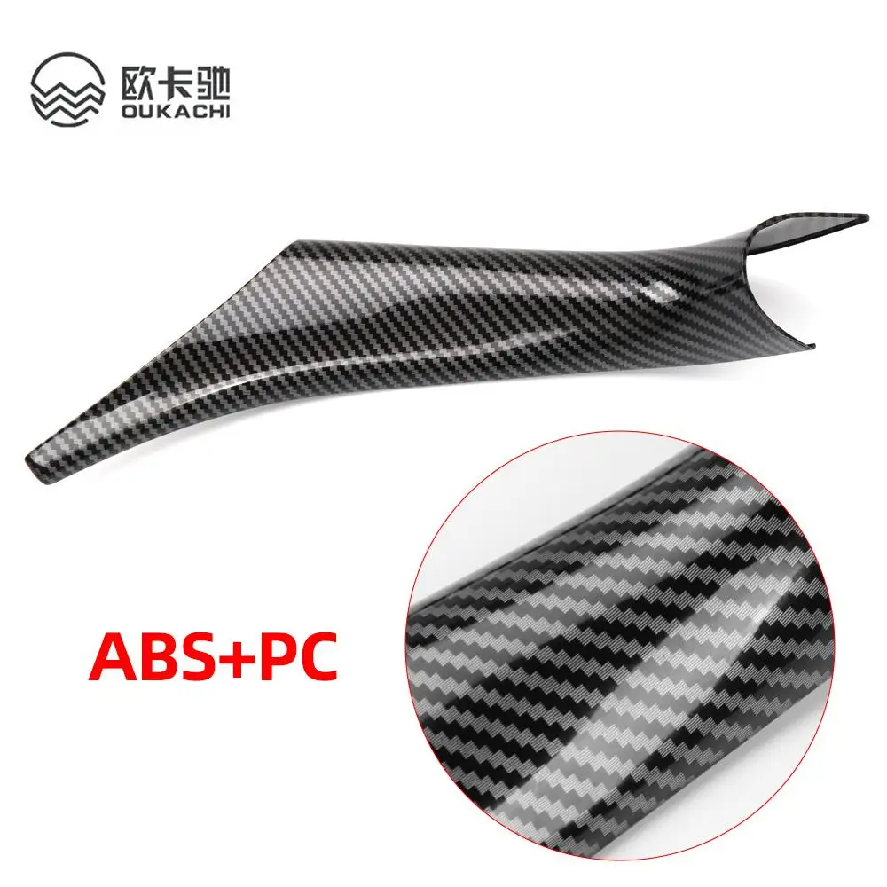 For BMW G01 G02  X3 X4 Series Car Interior Door Handle Cover Trim Door Bowl Stickers Carbon fiber Auto Accessorie