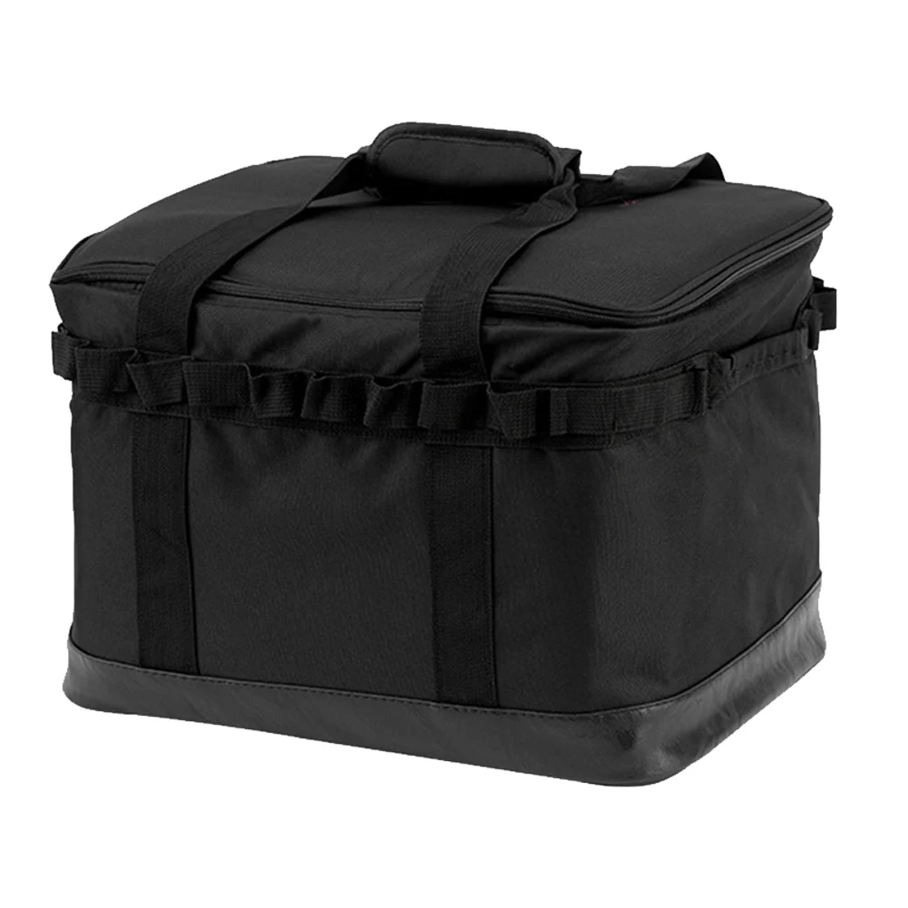 

Picnic Camping Tool Storage Bag Camping Cutlery Bag Ample Storage Space Elastic Straps Foldable Design High-elastic Oxford Cloth