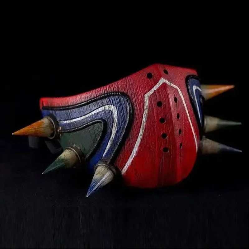 Game Zelda Breath of the Wild majora Cosplay Mask Halloween party adult latex half face mask