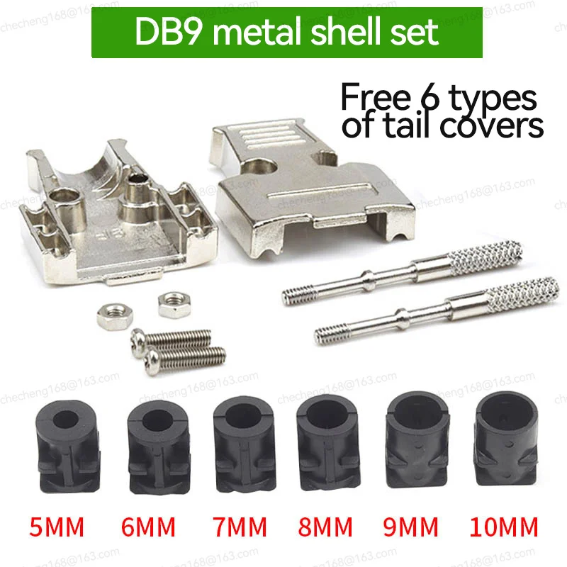 RS232 DB9 Adapter Connector Core Serial COM Plug Connectors Hole/pin DB15 Female Male Port Socket D Sub DP9 Plastic Case