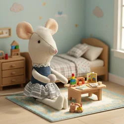 Cute little mouse plush toys 17cm Stuffed Plush Animal Baby Toys doll baby accompany sleep toy gifts For kids