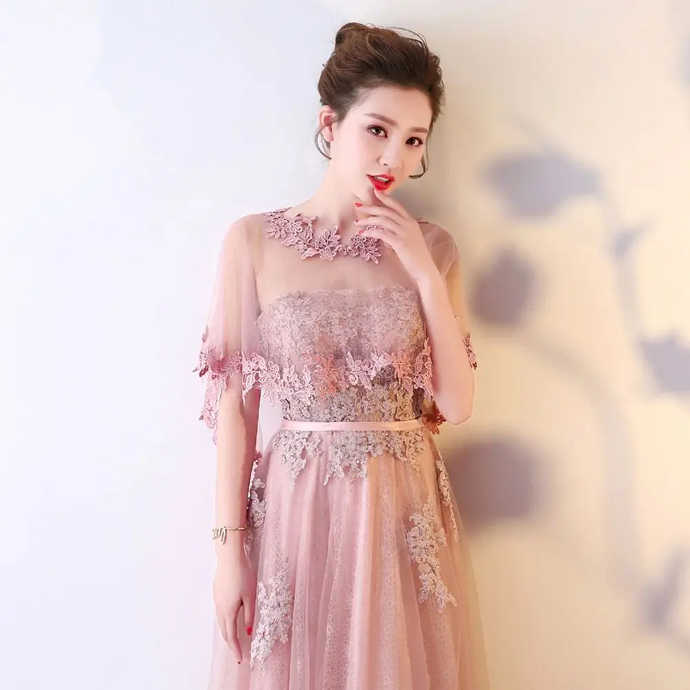 

Short Wrap Summer Shawl Wedding Accessories Evening Party Capes Women Wraps Lace Flower Shawl Transparent Bridal Wedding Capes