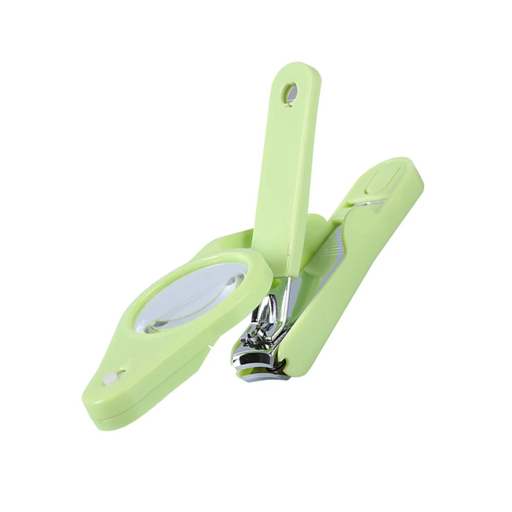 Nail Clippers Fingernail Portable Cutters with Magnifier Stainless Steel Durable Toenail Small Dog