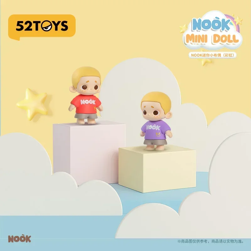 

52TOYS NOOK Wasteland Park Series Mini Doll Rainbow Figure Toys Doll Cute Anime Figure Desktop Ornaments Gift Collection