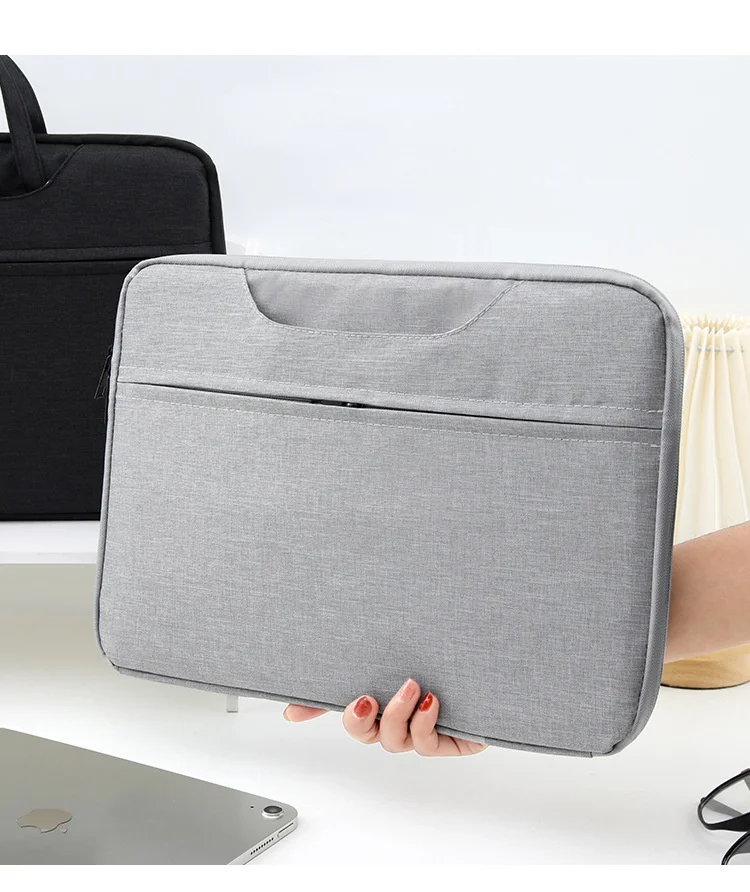 Professionelle Laptop-Aktentasche 11,6-15,6 Zoll Oxford Wasserdichte Handtasche für Geschäftsreisen – Detail 12