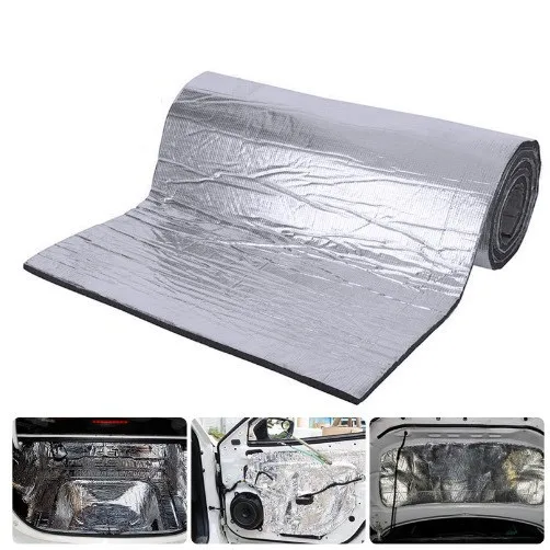 50cmX28cm Car Motorcycle Fairing Heat Shield Cover Exhaust Wrap Pipe Thermal Insulation Universal Fit For All Street Track Bikes