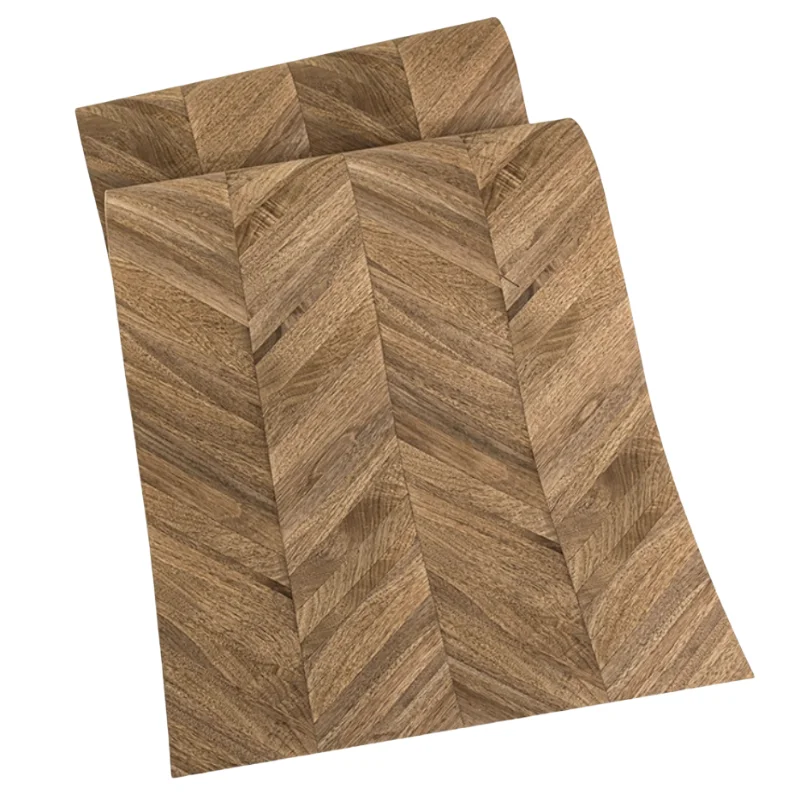 250*58cm Natural Walnut Wood Veneer Herringbone Pattern for Custom Furniture Making Wall Paneling Interior Cabinet Doors Decor