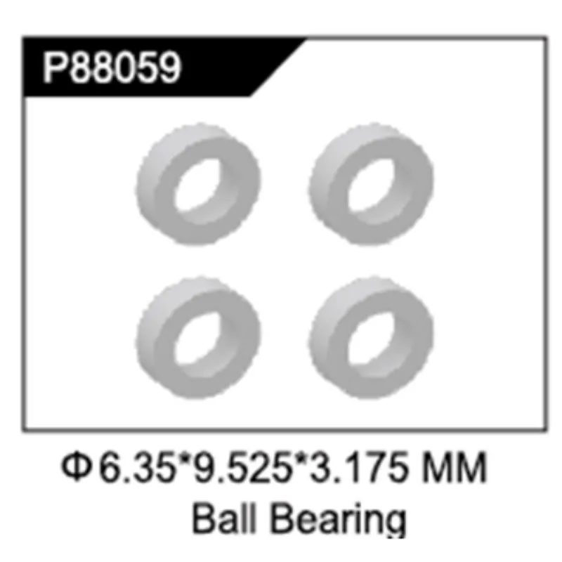 PXTOYS 9500E PX9500E 1/16 RC Car Parts Tire Hexagonal Sleeve Screw Ball Bearing Body Clip Pin Parts 2 view 4