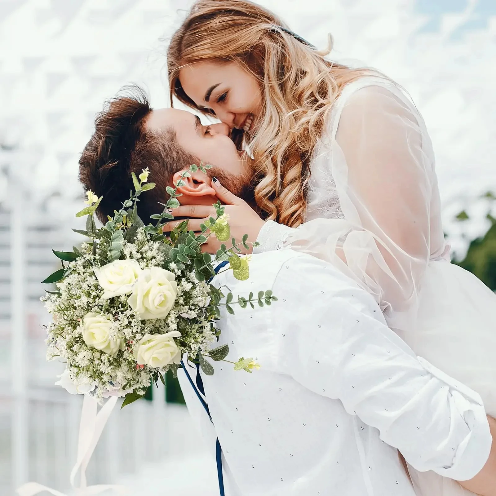 10 stücke Künstliche Blumen Gefälschte Gypsophila Baby Atem Blume Für Home Dekoration Hochzeit Party Blumensträuße DIY Zubehör – Detail 8