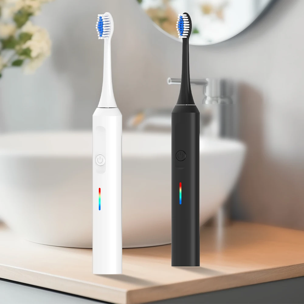 Smart Electric Toothbrush, 3 Modes USB Charging Rechargeable Electric Toothbrushes, Compatible with Philips Sonicare Brush Heads