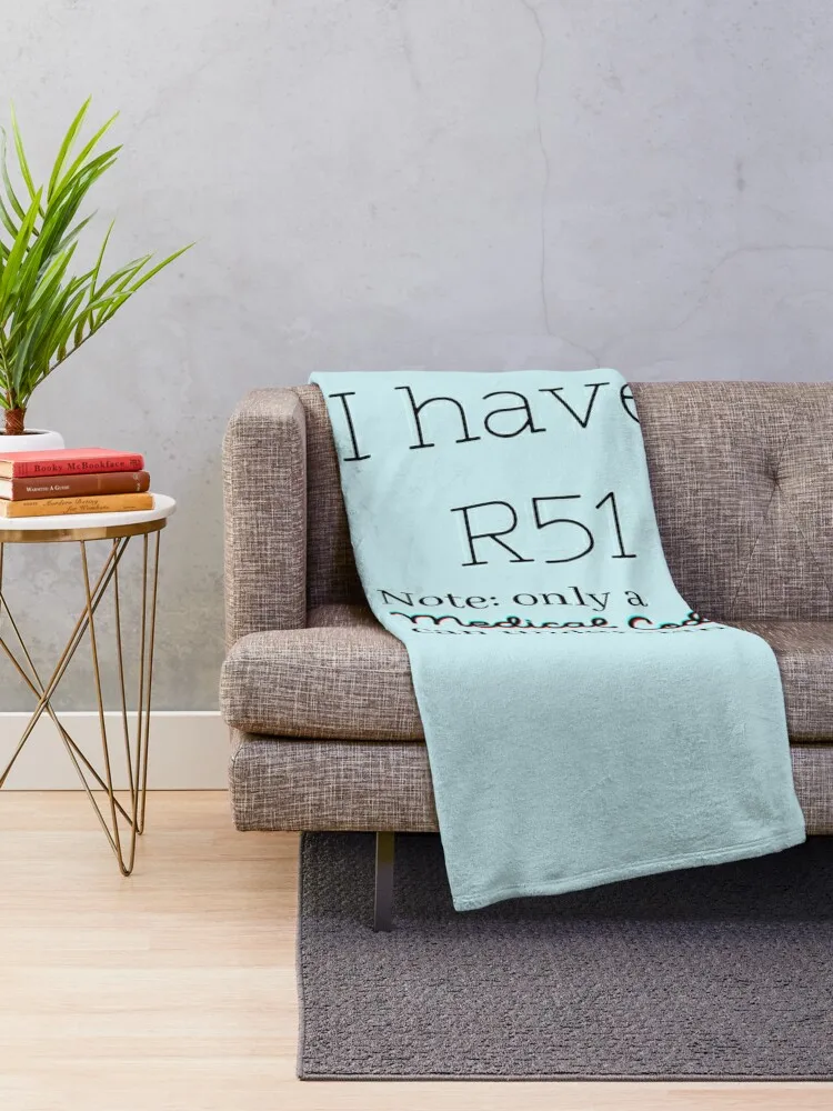 I have R51-Medical Coder. Throw Blanket valentine gift ideas Fluffy Blankets Large