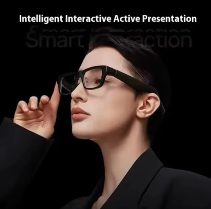 2025 نظارات AR الذكية الجديدة اللاسلكية لنظارات الواقع الافتراضي المحمولة التي تعمل بنظام أندرويد آيفون مع نظارات AR المترجم الكل في واحد INMO GO2