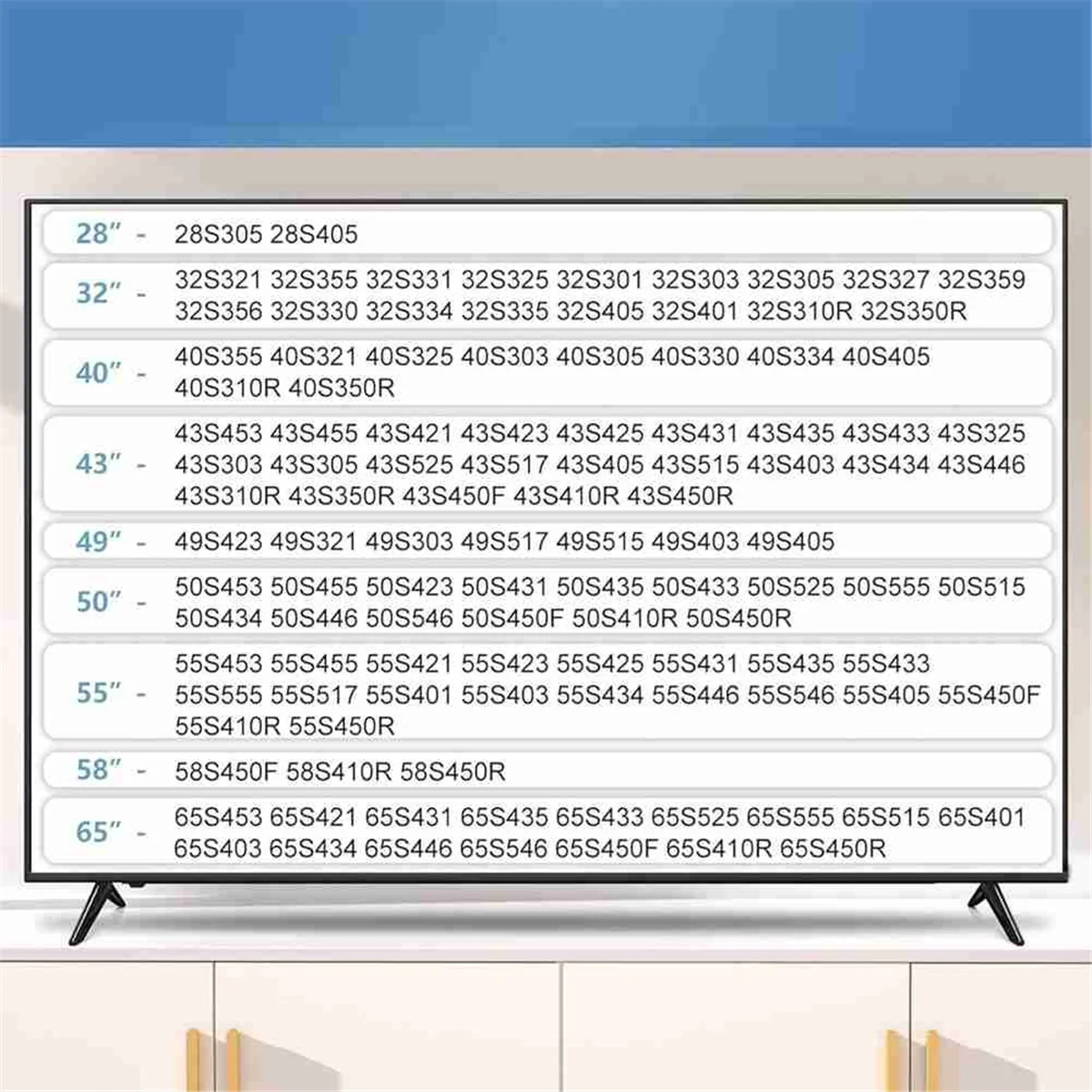 Suporte para pernas de suporte de tv tcl 28 32 40 43 49 50 55 65 tamanhos, suporte de tv para pernas de tv tcl roku, pernas de tv de substituição com parafusos