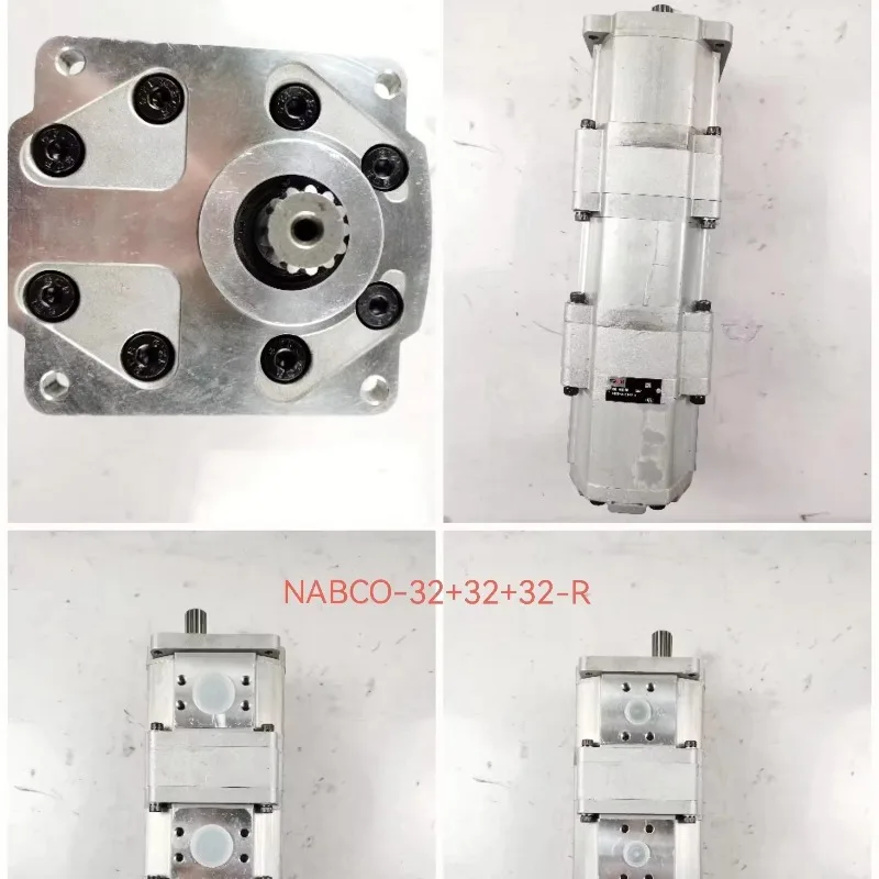 Excavator Replacement Parts NABCO Hydraulic Gear Pump NABCO-32 + 32 + 32-R Construction Machinery Hydraulic Power Steering