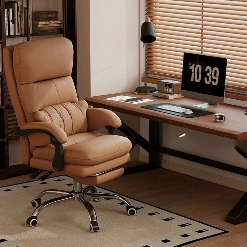 Minimalist Lounge Swivel Office Chair Armchair Computer High Back Office Chair Gaming Accent Chaise Bureau Office Furniture