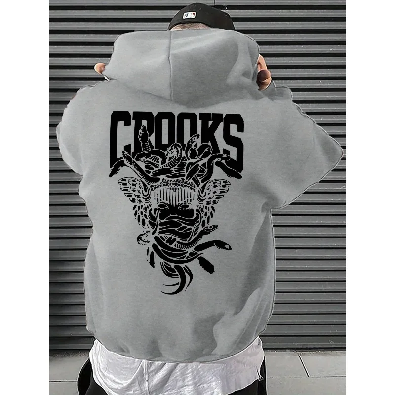 2025 هوديي رجالي بنمط هندسي ثلاثي الأبعاد مطبوع عصري مناسب كاجوال بقلنسوة متعدد الوظائف ملابس الشارع مريحة #6