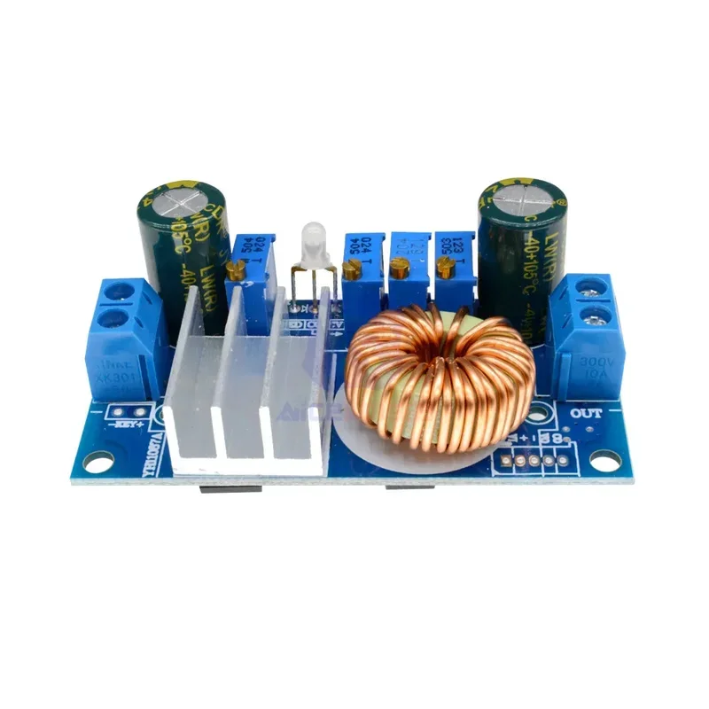 CV/CC DC-DC 5A 6-36V to 1.25-32V Step Down Buck Converter Power Supply Module MPPT Solar Panel Controller Charging Module