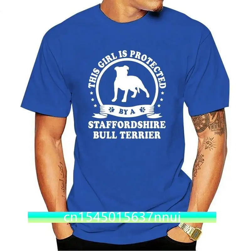 

New staffordshire bull terrier t shirt men personalized cotton size S-3xl Unisex Graphic 2021 Style Spring Leisure tshirt