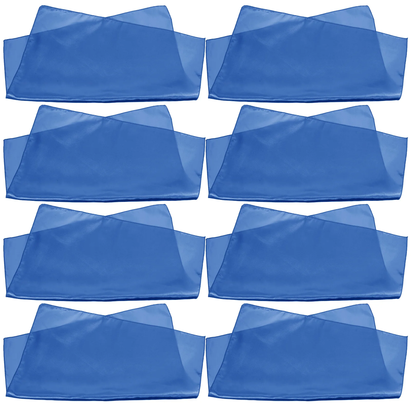 

8Pcs Smooth Satin Napkins Water Absorbent Cloth Napkins for Breakfast Lunch Dinner Home Use Cloth Napkin Fabric Table Napkin