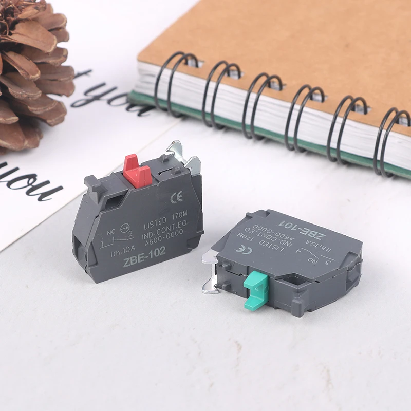 1 قطعة XB4-XB5 قاعدة اتصال مثبطات اللهب عالية القوة 101-واحدة مفتوحة عادة ZBE-102-واحدة مغلقة عادة