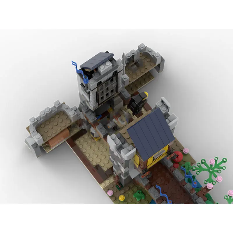 

Spot MOC-521pcs Medieval Castle Small Particle Assembly Building Blocks Puzzle Toy Model Gift Set Ornament