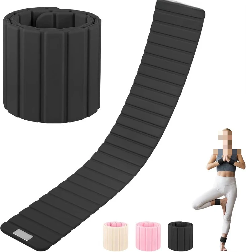 

Wholesale Custom Logo Magnetic Ankle Wrist Weight Silicone Wrist Weight Women's Pilates Accessories Fitness Equipment