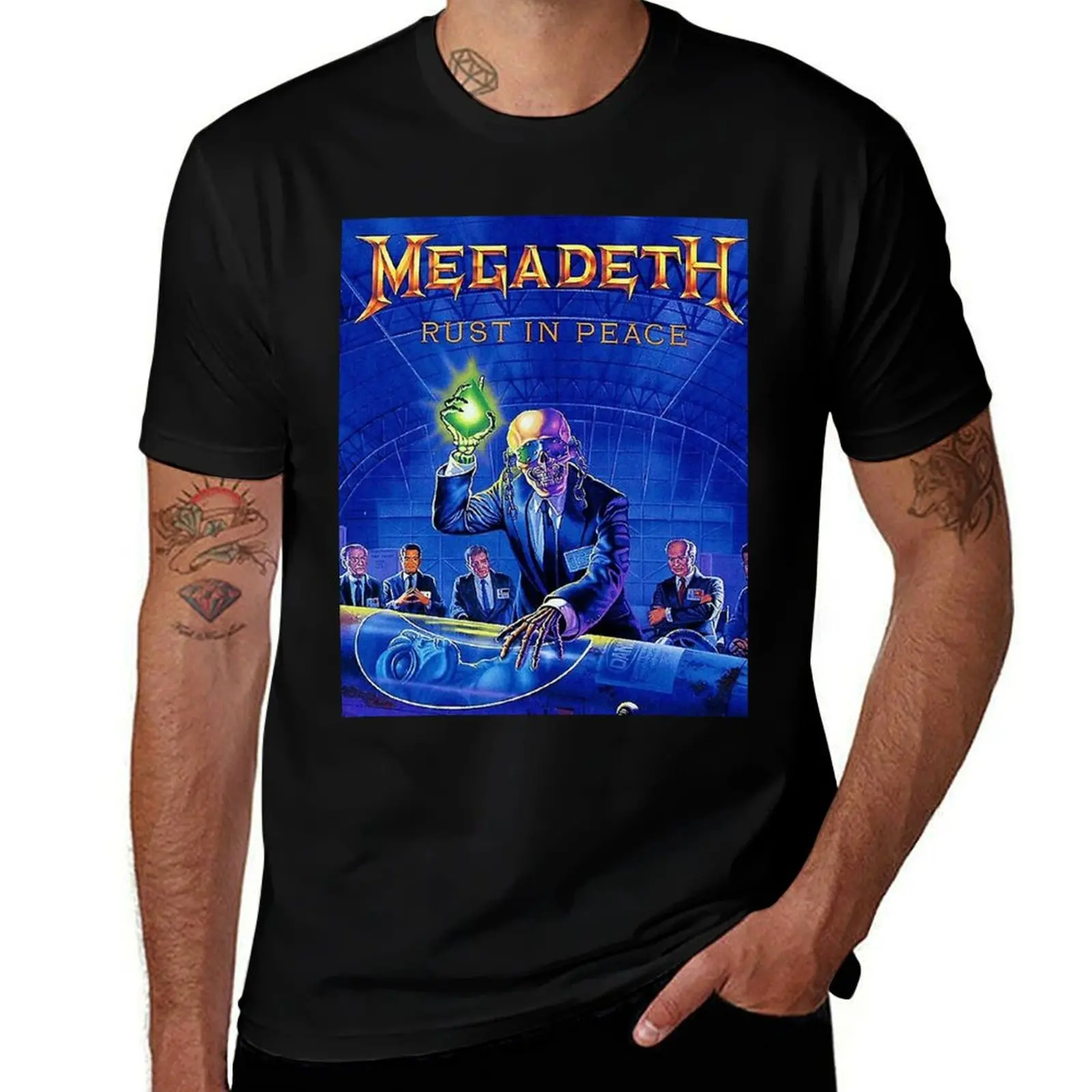 

rust in peace T-Shirt man graphic t shirt t shirt for man