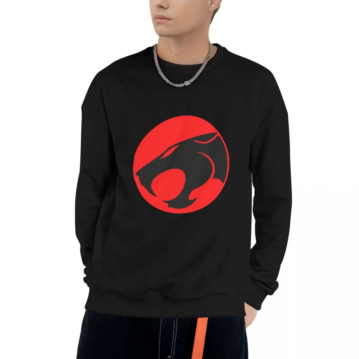 

Cartoon Anime Thundercats Casual Sweatshirts Men Women Cotton Basic Hoodies Pullover Hiphop