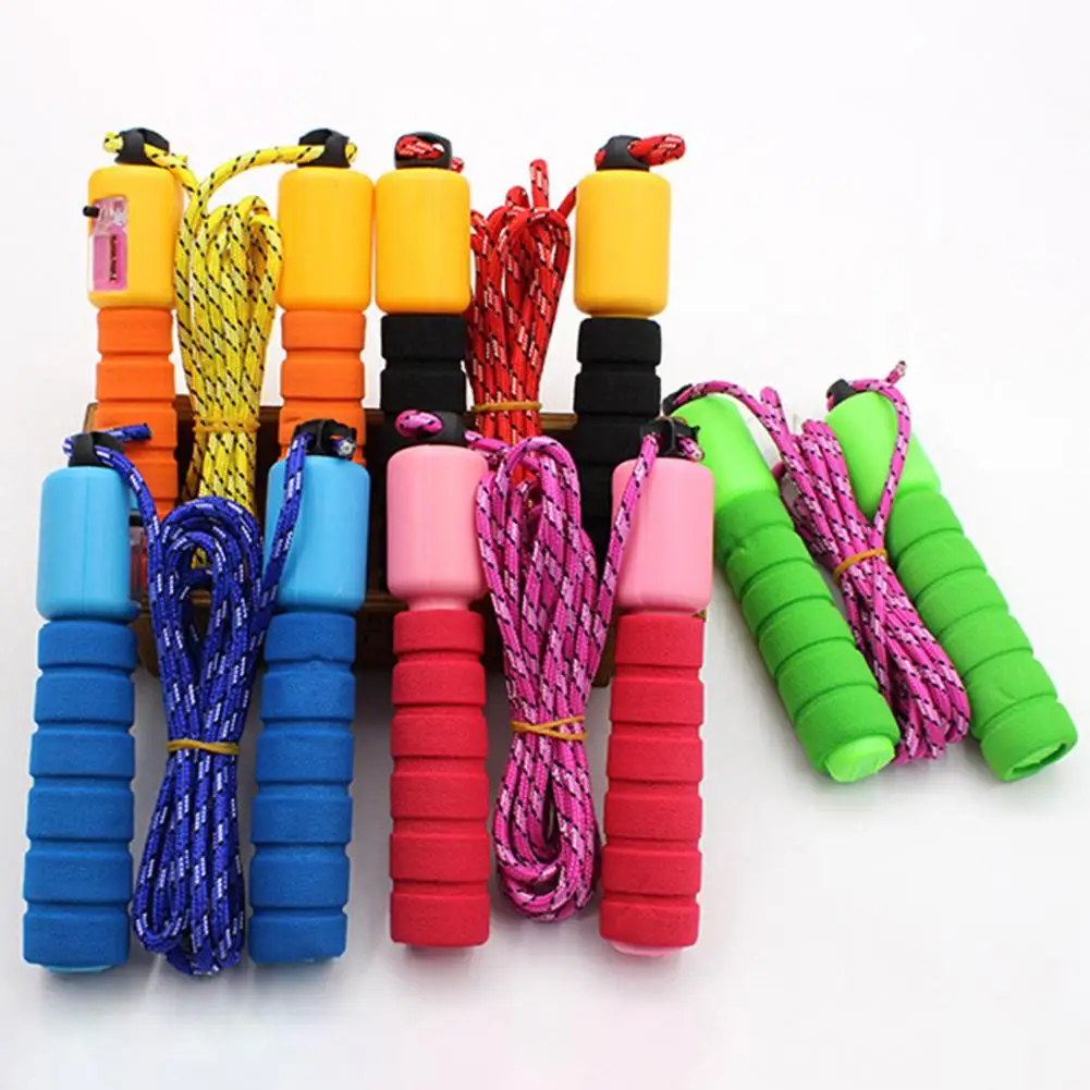 

Smooth Spinning Comfortable to Grip Tangle-Free Soft Skipping Rope for Workout