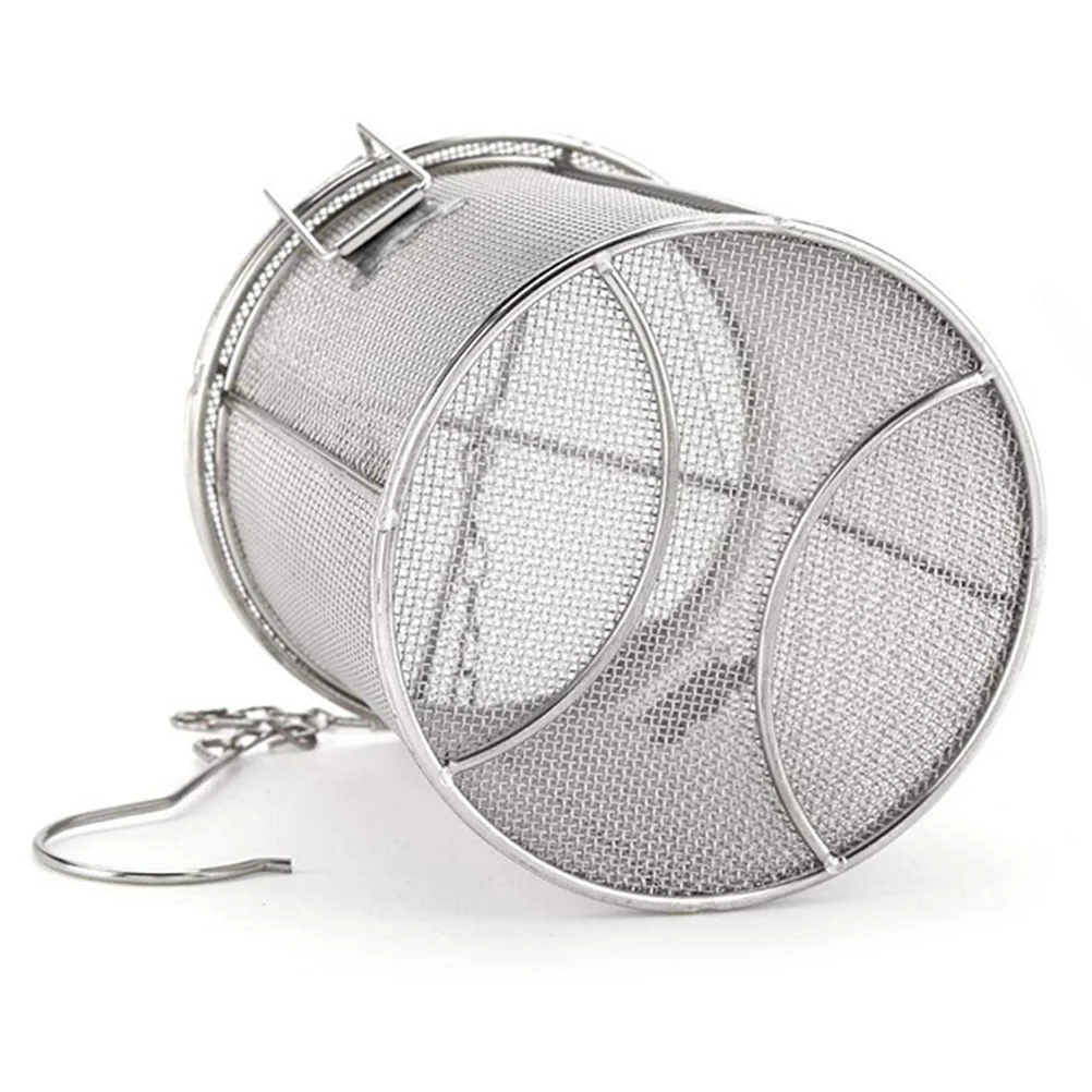 

Stainless Steel Soup Filter Basket Reusable Spice Infuser For Cooking, Herb Tea Strainer Tool, Rust-Proof Filtering
