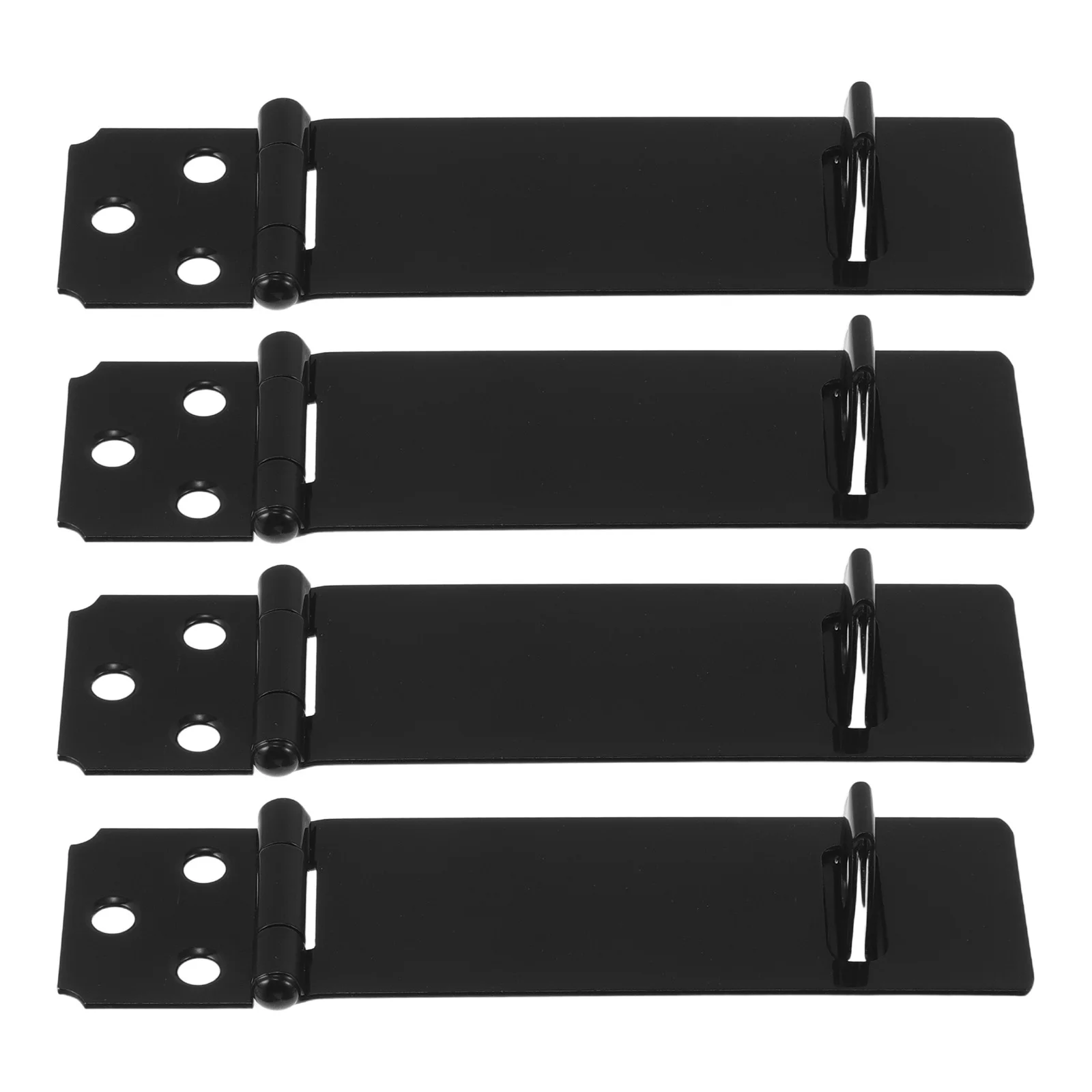 4 مجموعة الثقيلة قفل بمزلاج الباب لخزانة الحظيرة سقيفة بوابة سياج صندوق خشبي قفل غلق بمشبك الأجهزة انزلاق الصيد هوك مشبك معدني #1